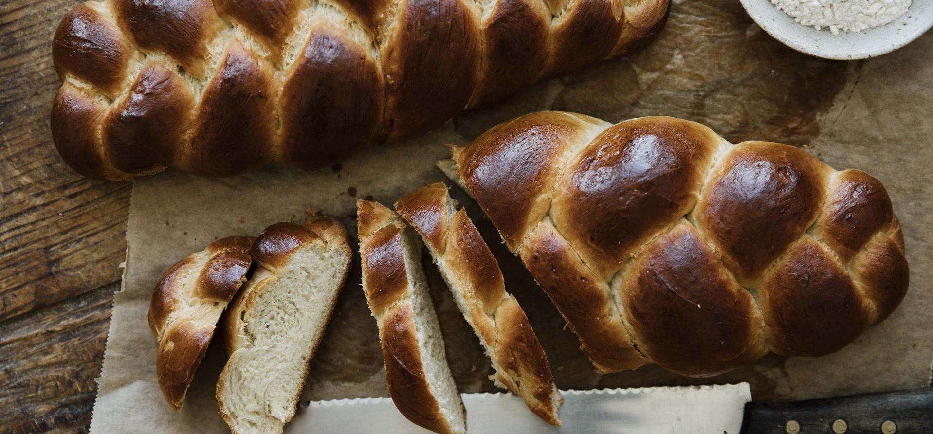 3 Strang Zopf gebacken