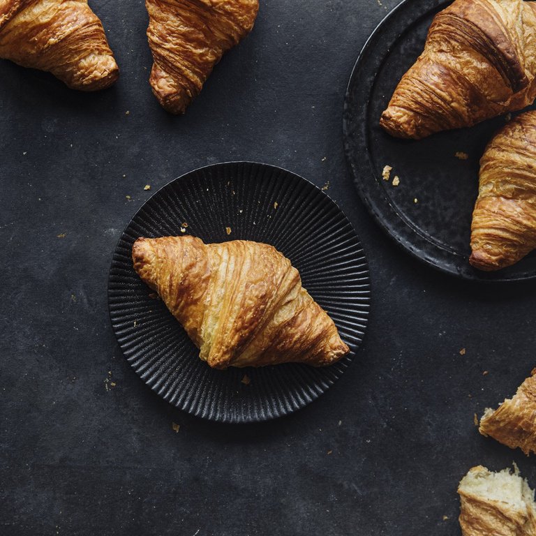 Buttergipfel aus Vogelperspektive